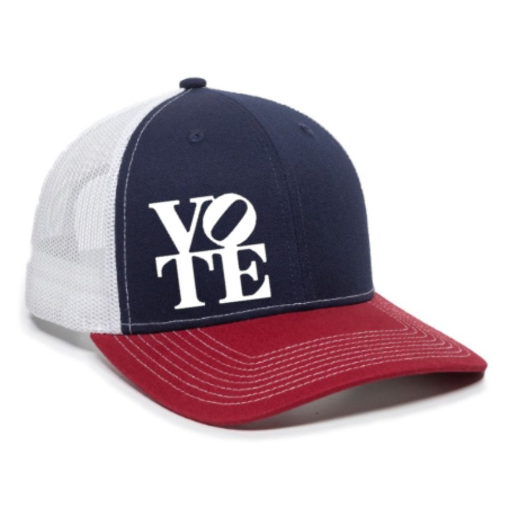 Vote Stacked Democratic Blue / Republican Red Premium Snapback Hat
